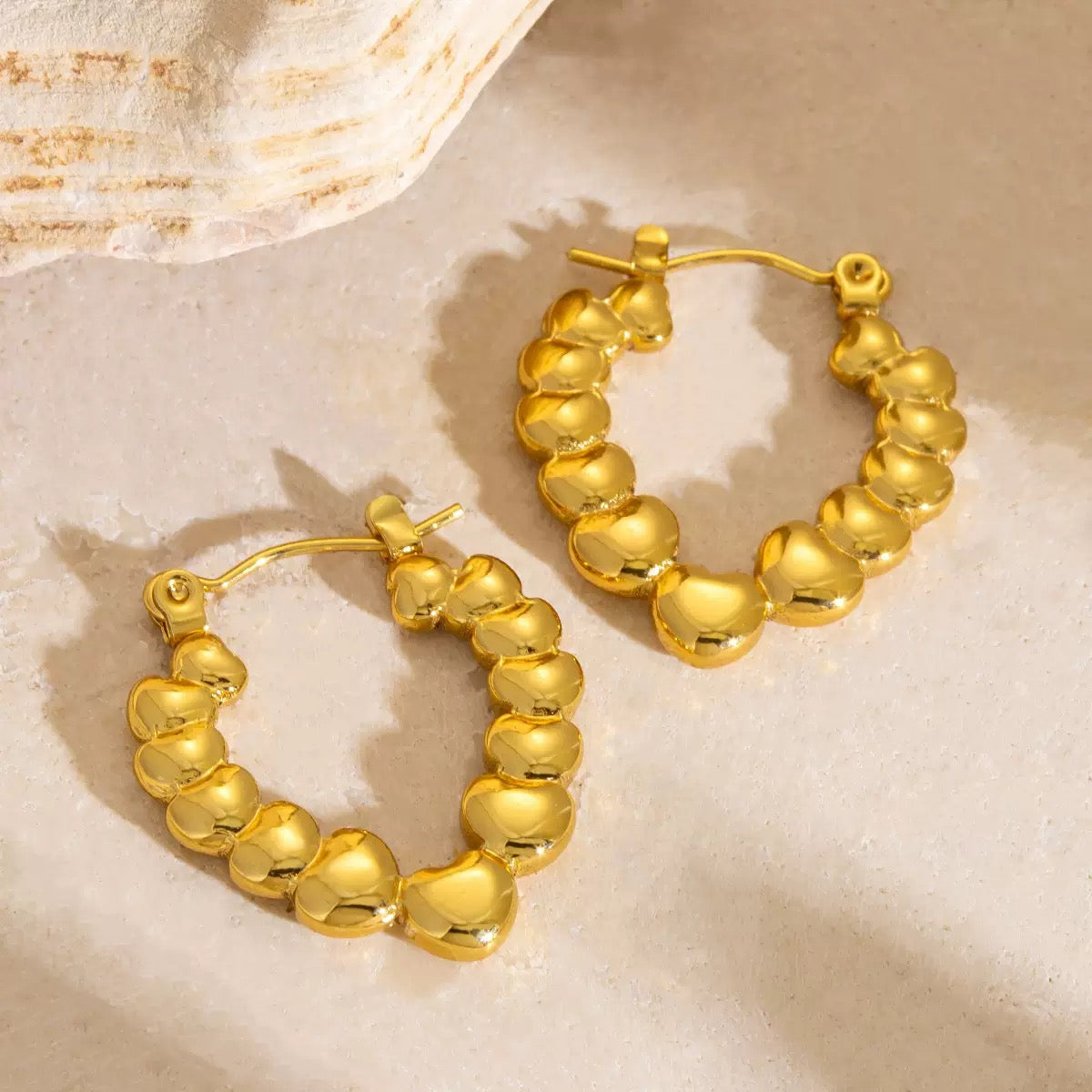 My lovely hearts hoops