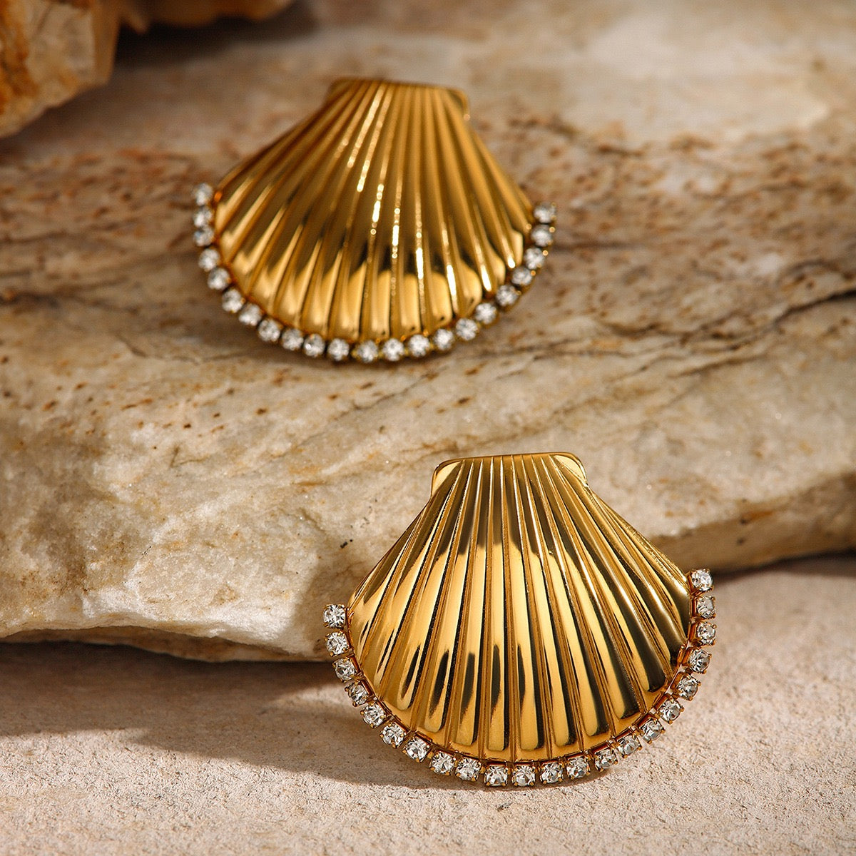 Ajia shel earrings