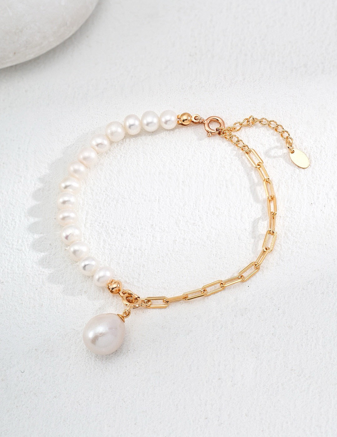 Gango Half chain Pearl set