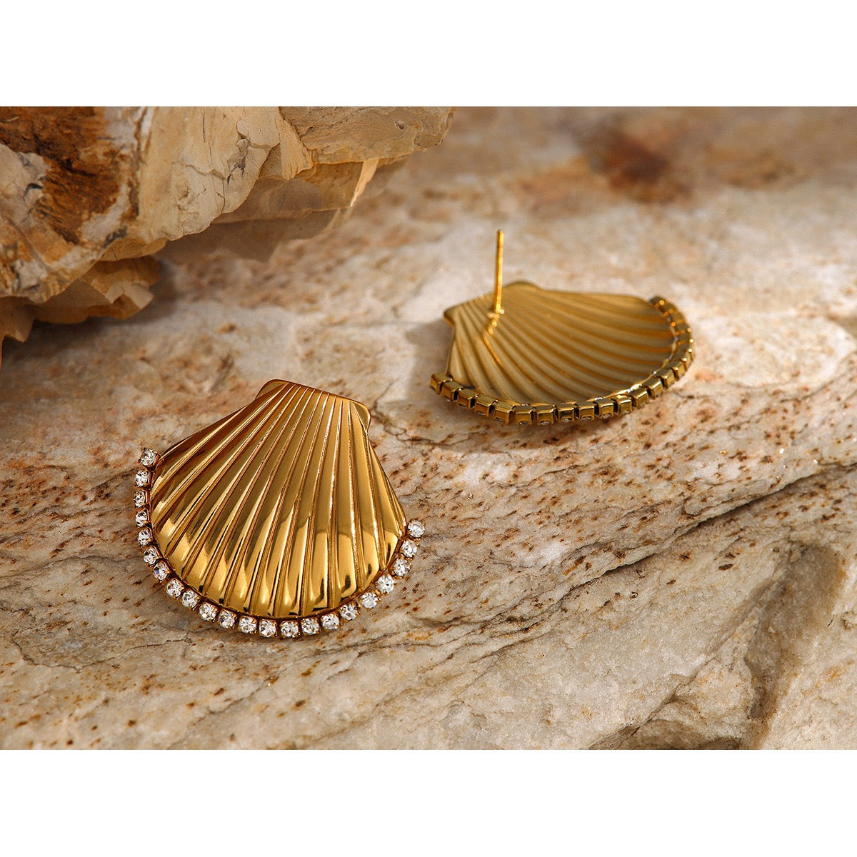 Ajia shel earrings