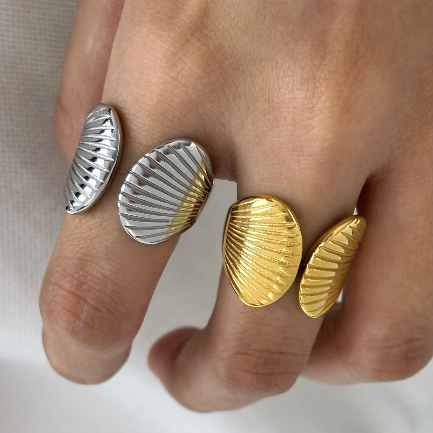 Double shell rings