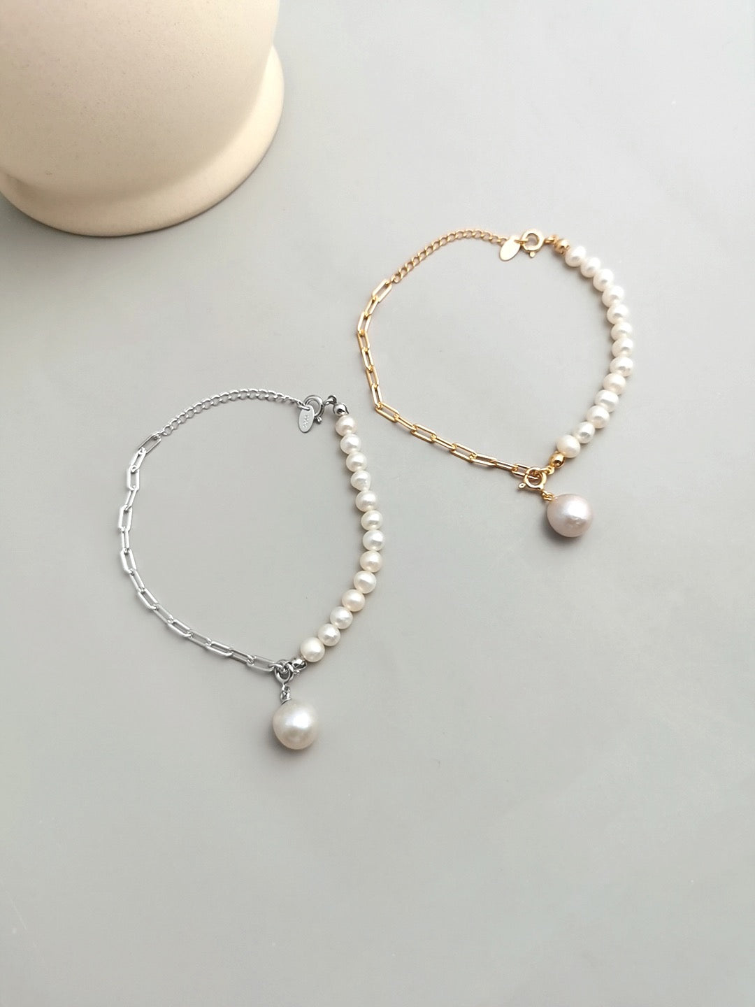 Gango Half chain Pearl set