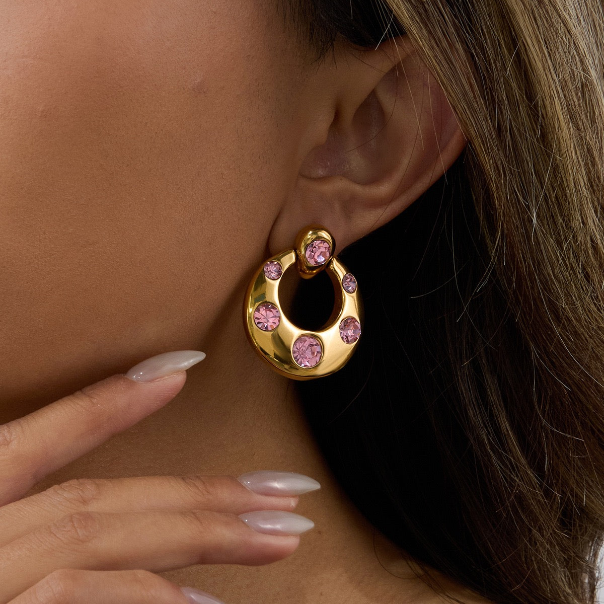 Shine hoops earrings