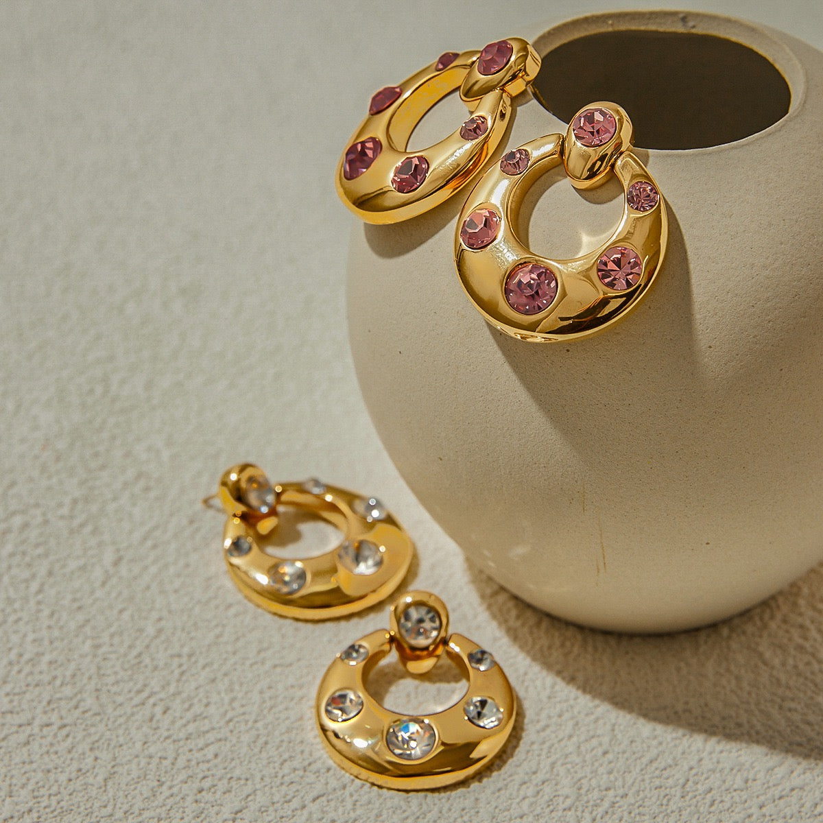 Shine hoops earrings