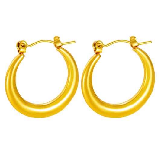 Classic dainty hoops