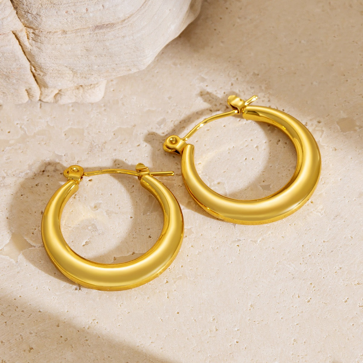 Classic dainty hoops