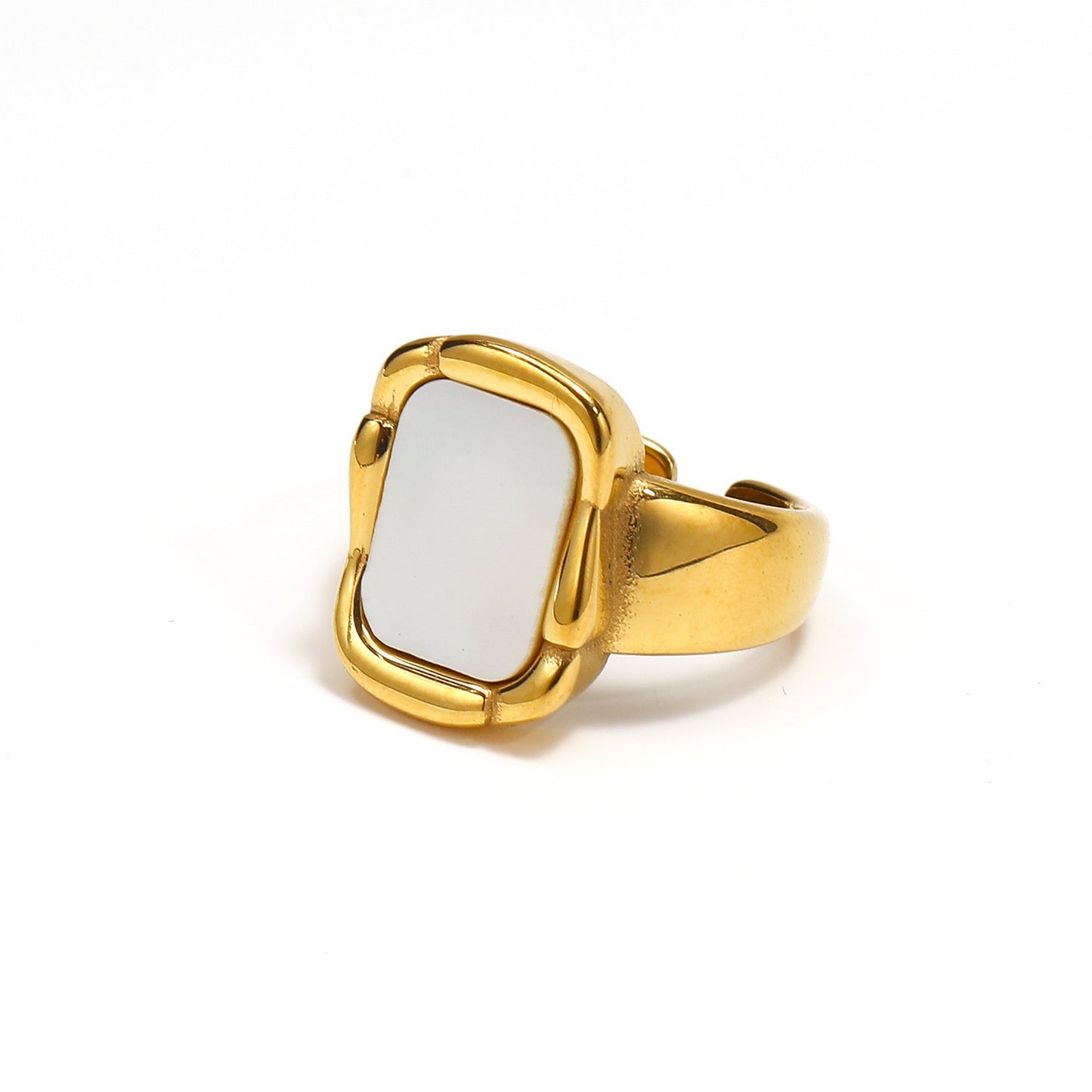 White shell ring