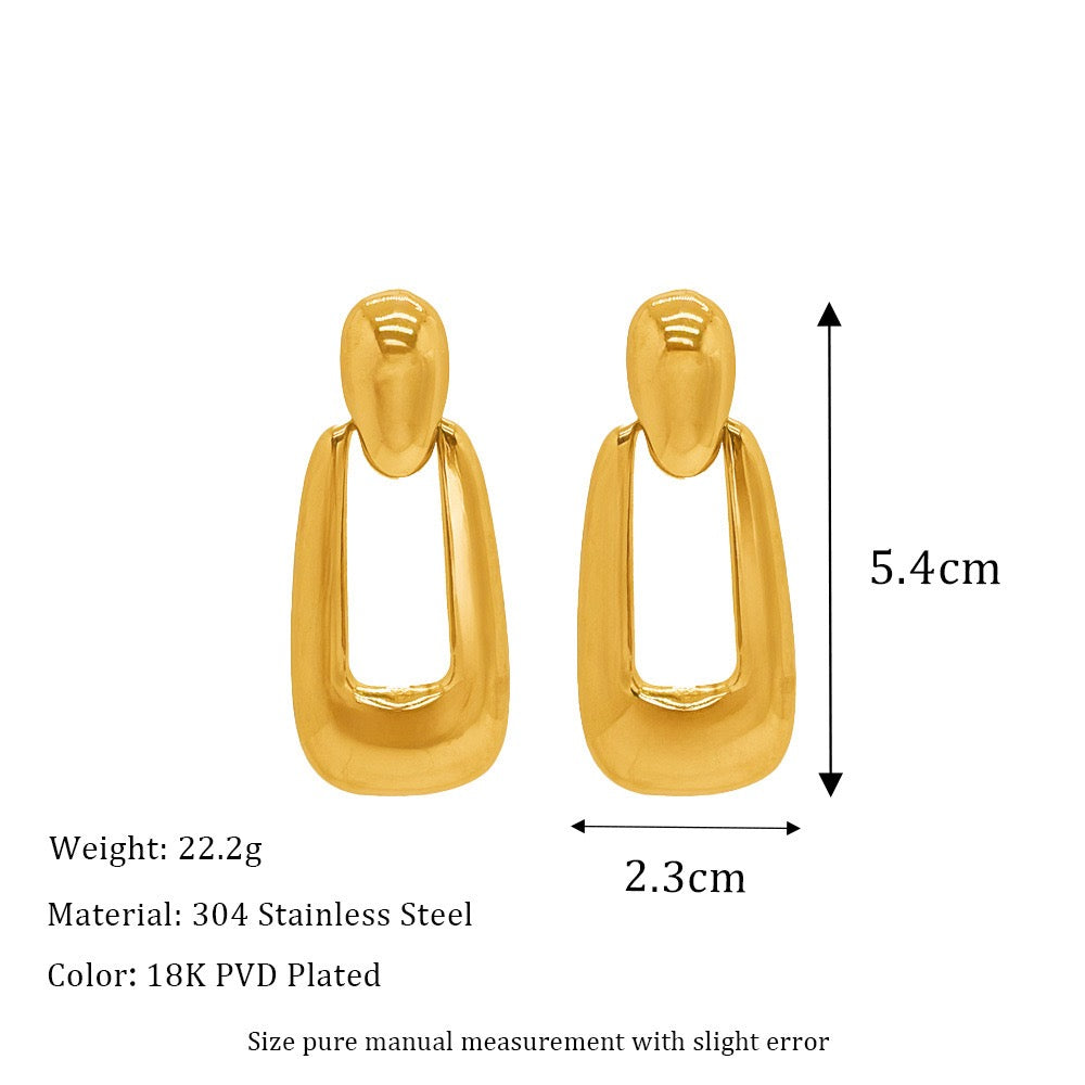 Golden time earrings