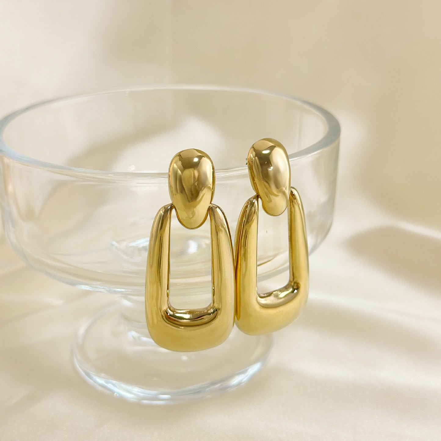 Golden time earrings