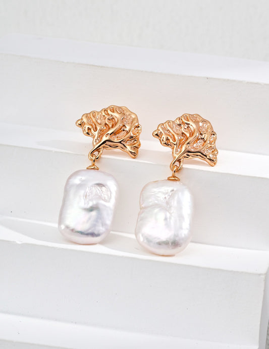 Chippendale Tree Pearl earrings