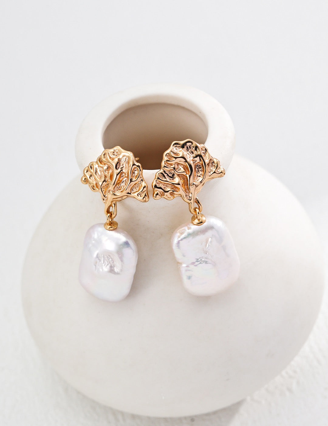 Chippendale Tree Pearl earrings