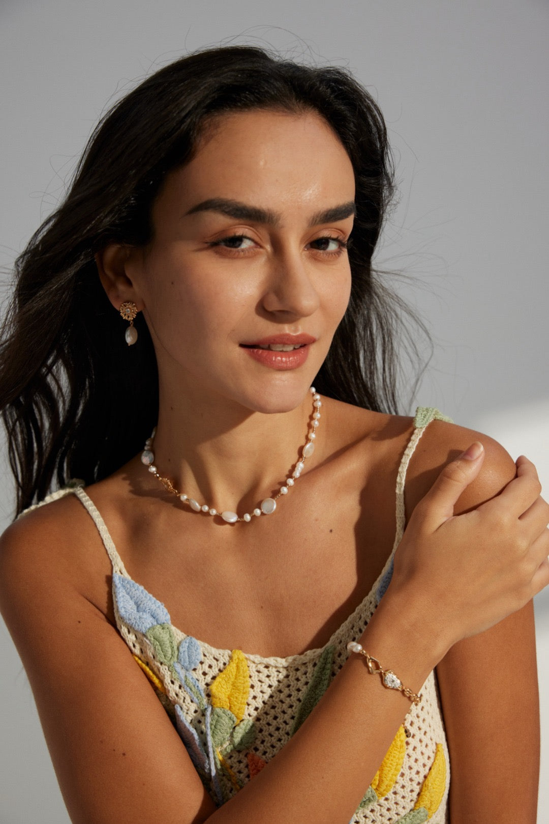 Marion Carved Pearl bracelet