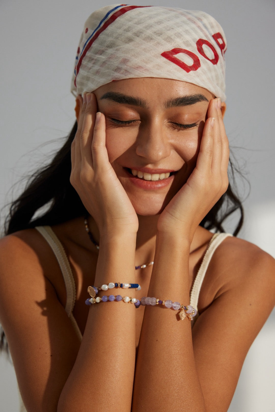 Selma Purple Kunzite Pearl bracelet