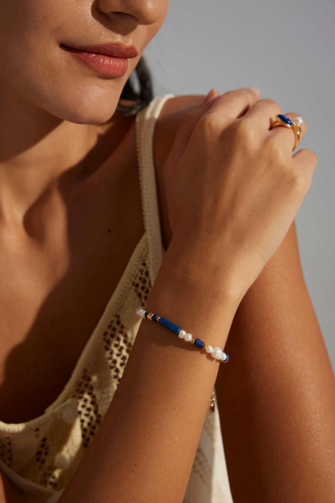 Washington Lapis Pearl set