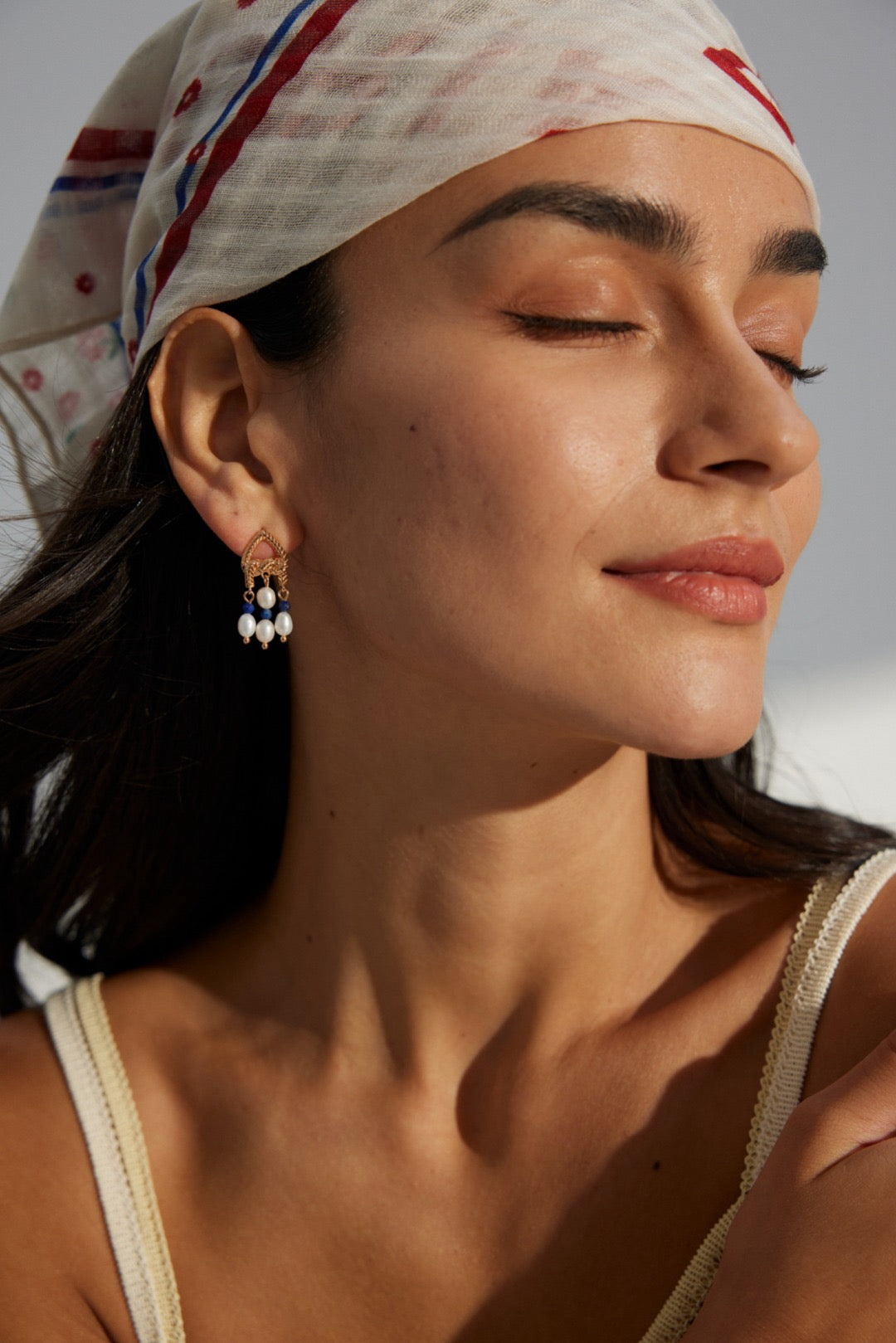 Cinderella Lapis handmade earrings