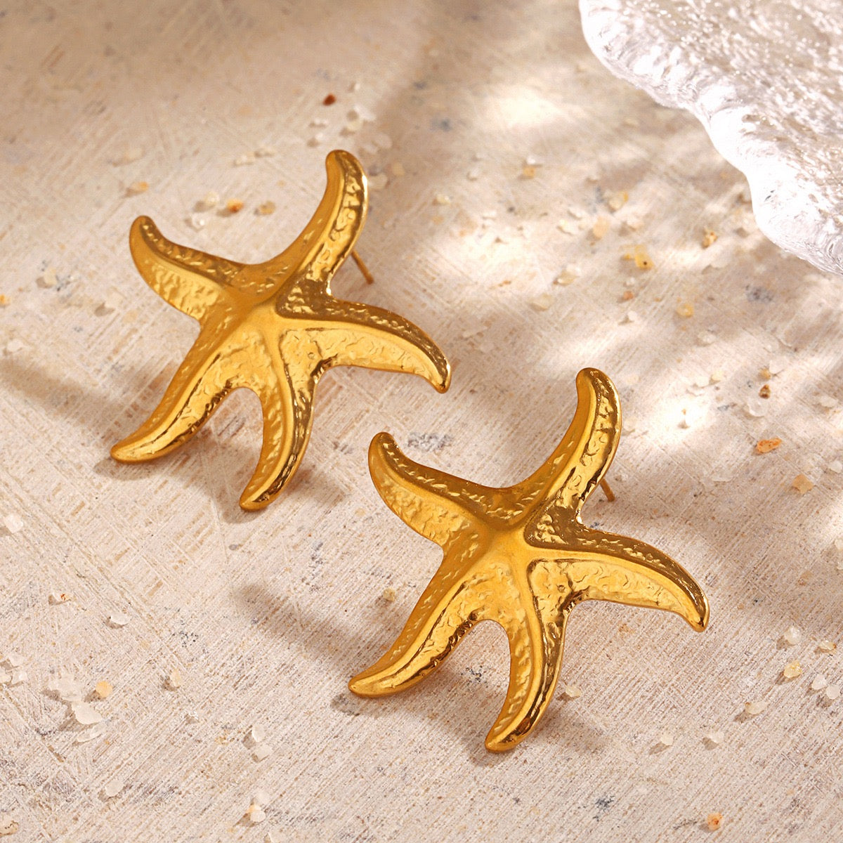 Dora starfish earrings