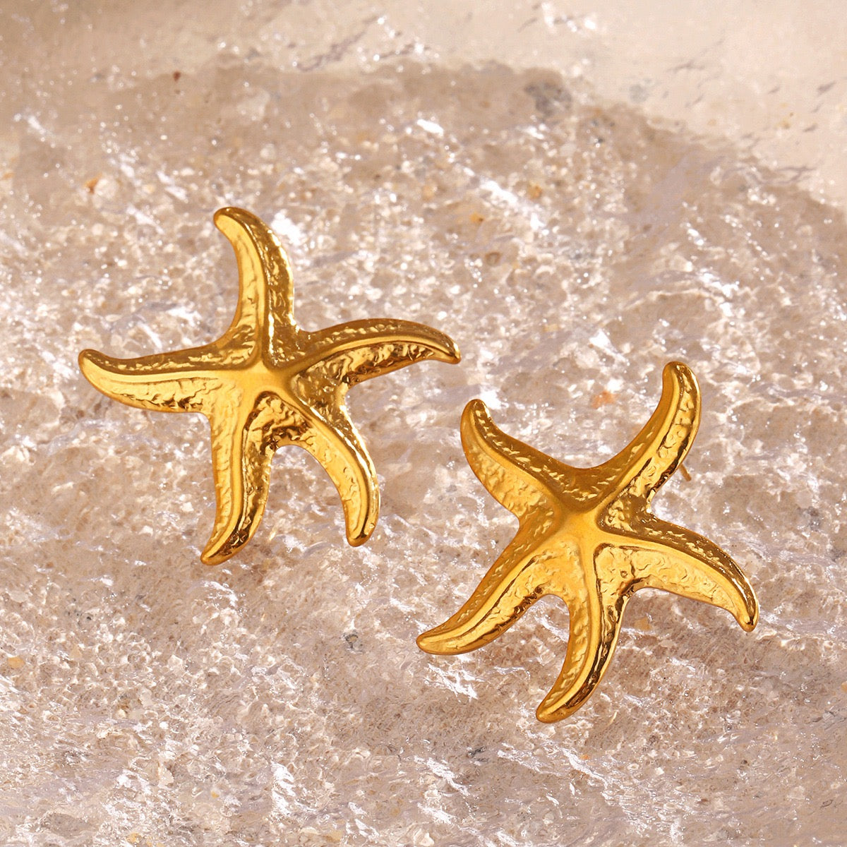 Dora starfish earrings