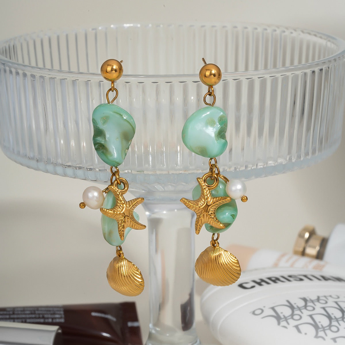 Natural Shell earrings