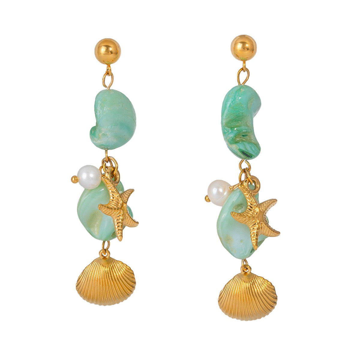 Natural Shell earrings