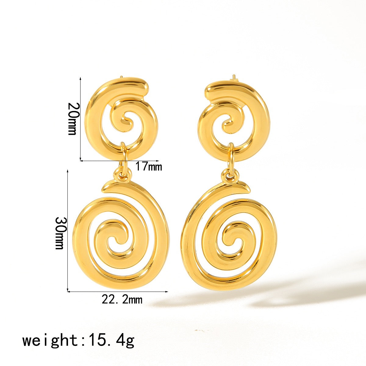Golden swirl set