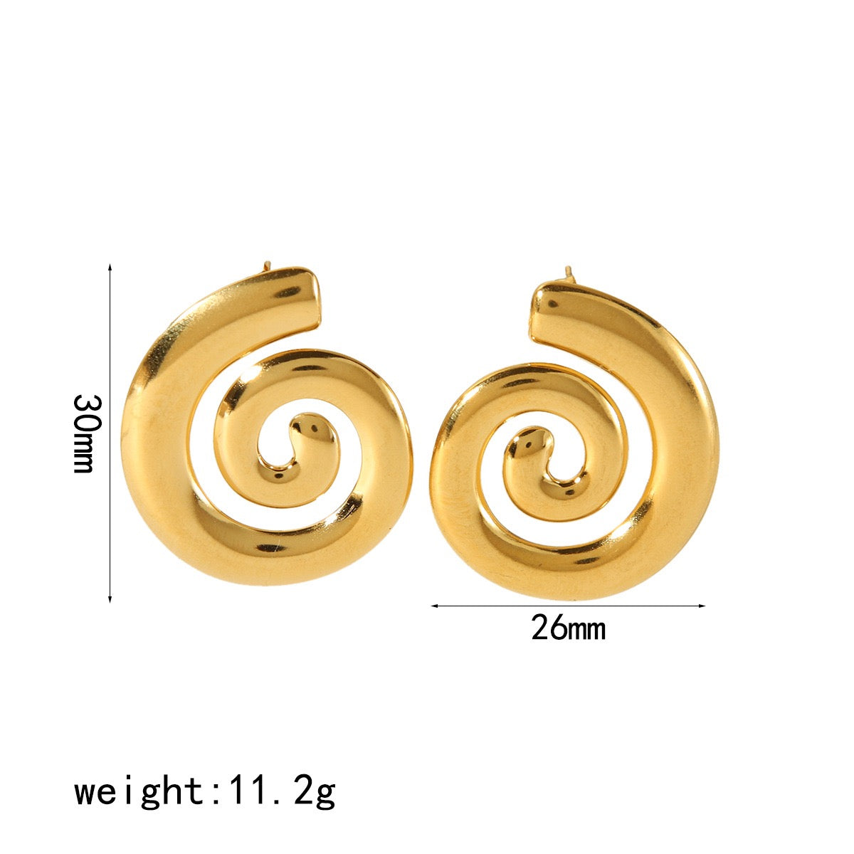 Golden swirl set
