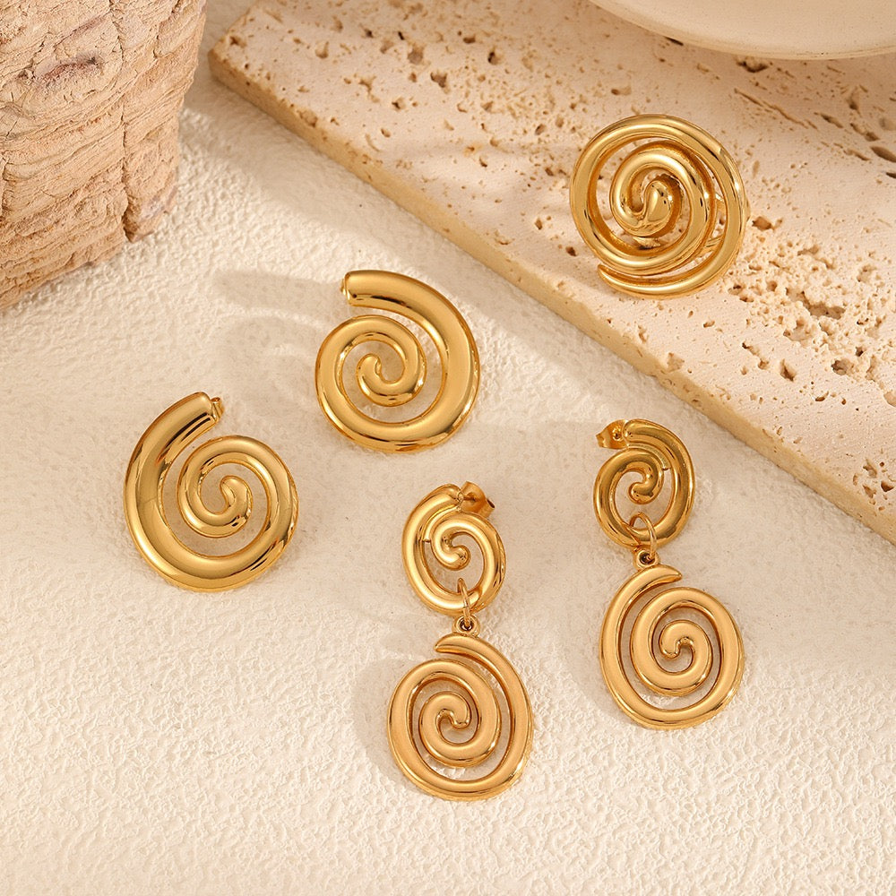 Golden swirl set