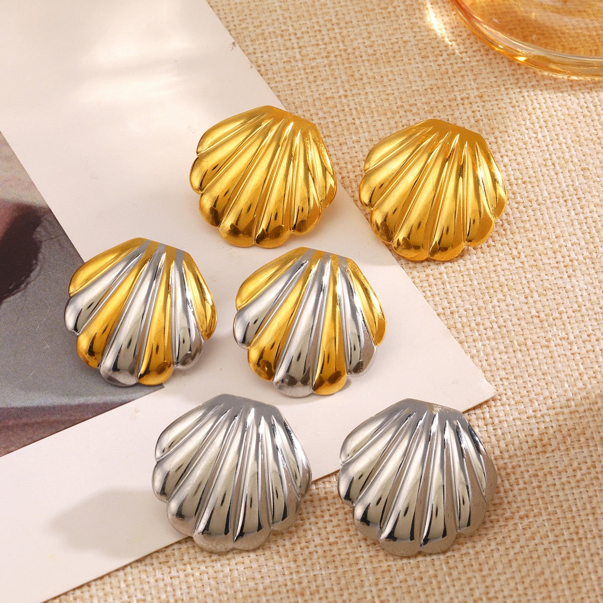 Sharon shell earrings