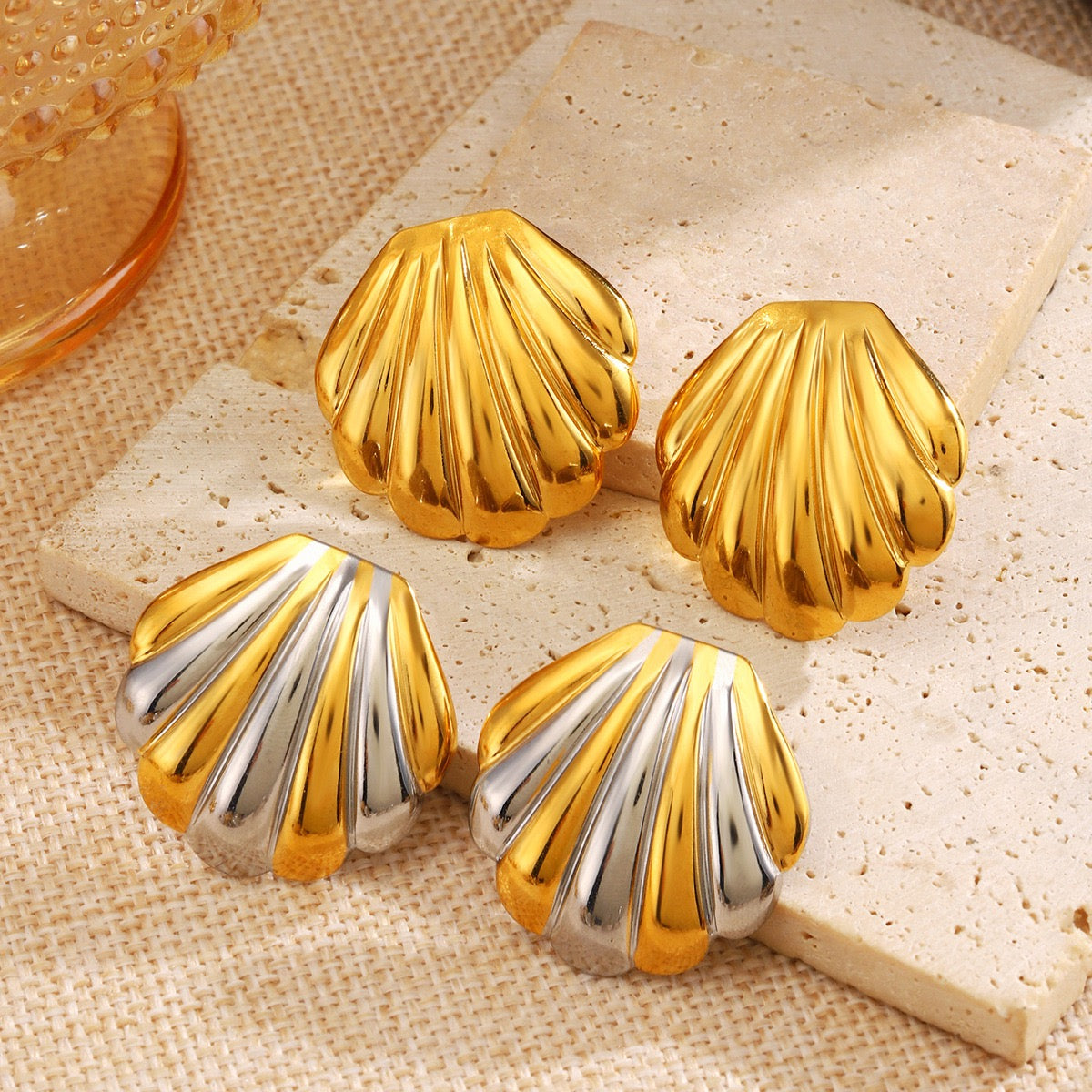 Sharon shell earrings