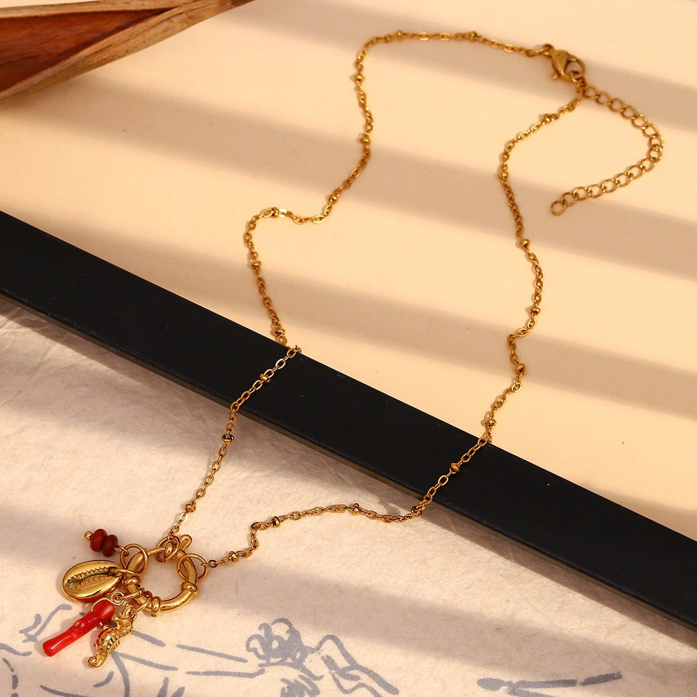 Charm chains necklace