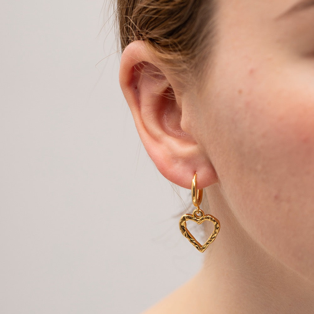 Balish heart earrings
