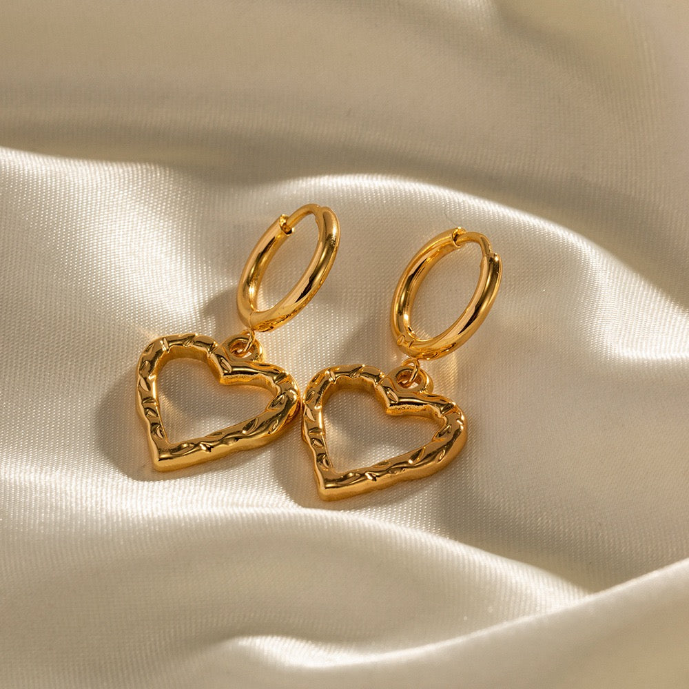 Balish heart earrings