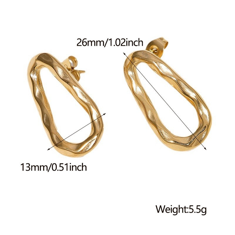 Dainty hoop earrings