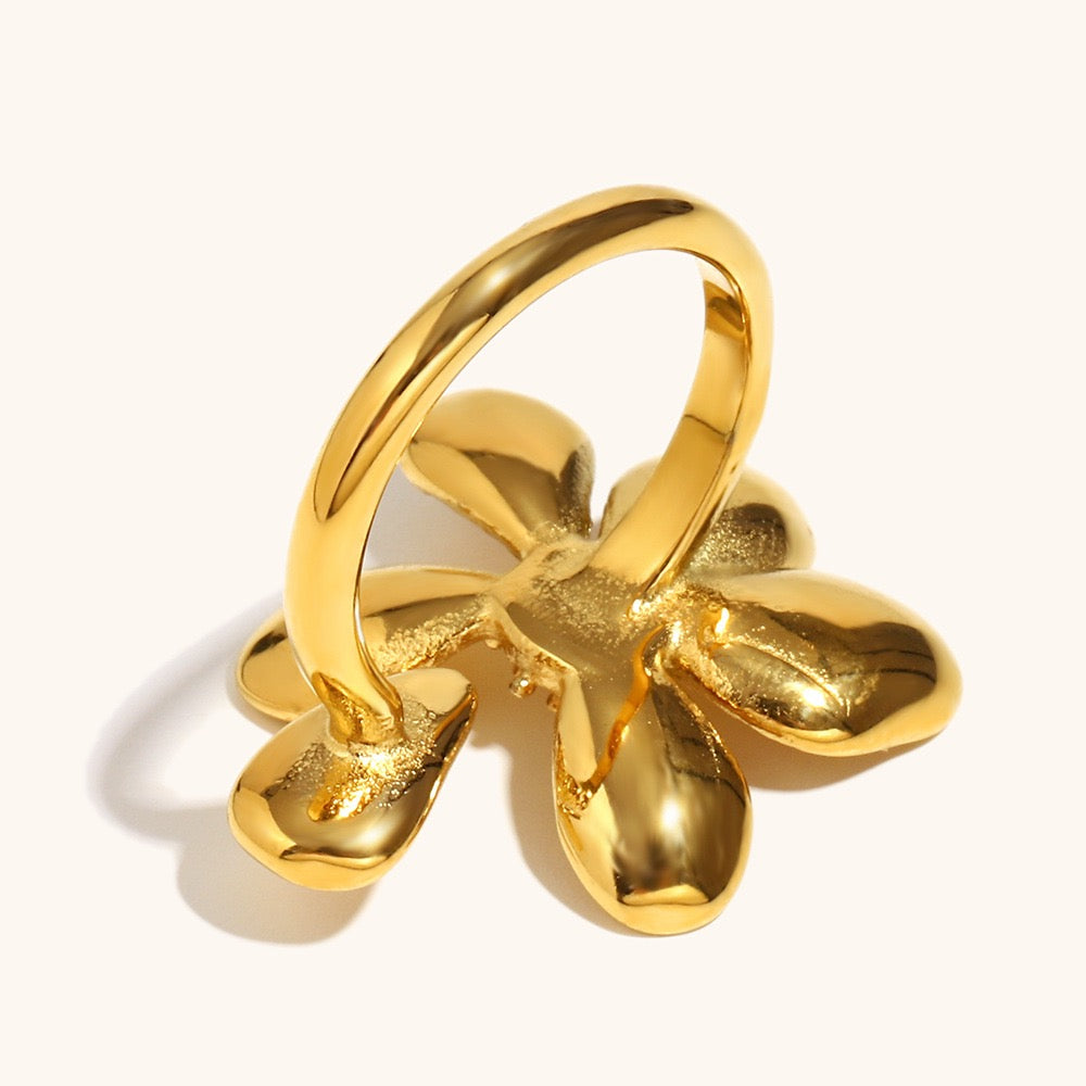Petals flower ring