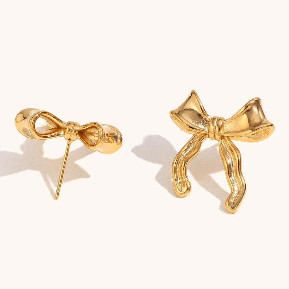 Petersburg bow earrings