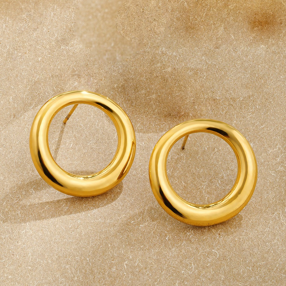 Classic hoop earrings