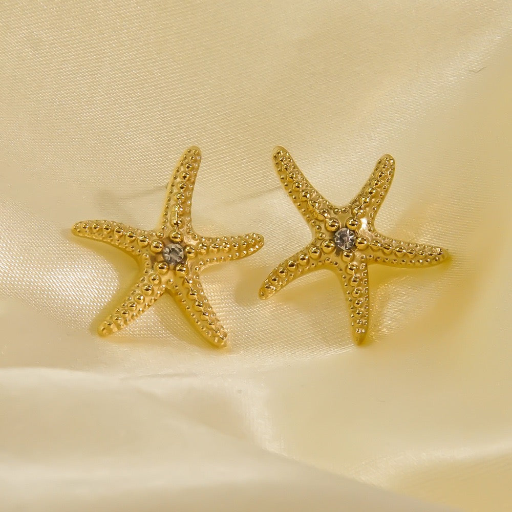 Glen classic dainty starfish earrings