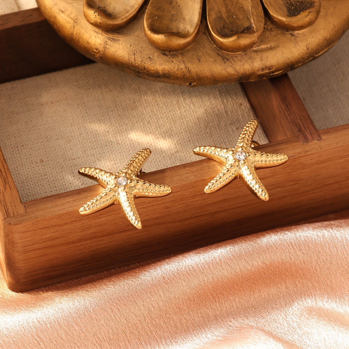 Glen classic dainty starfish earrings