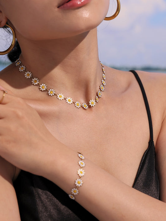 Little white daisy set