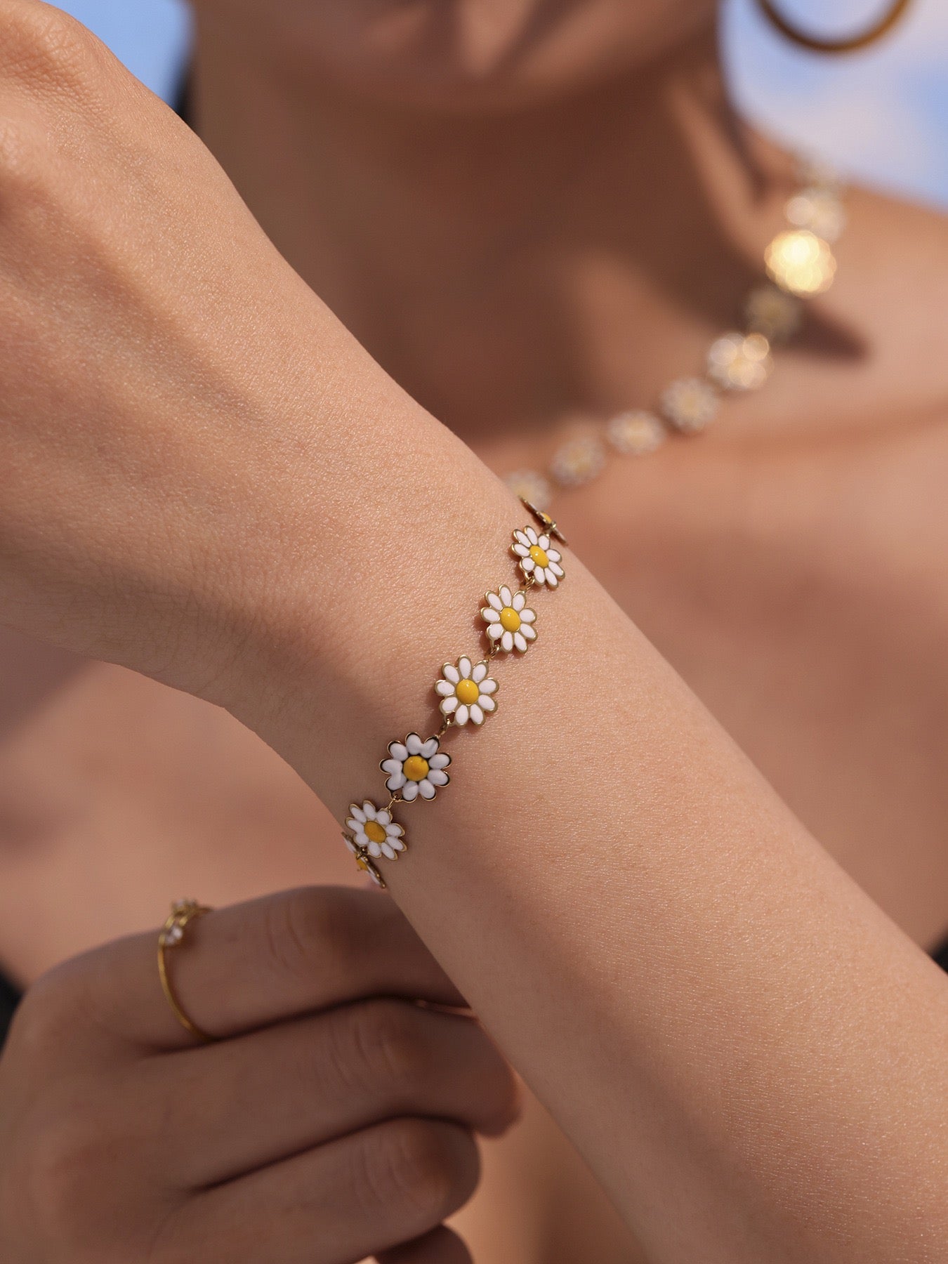 Little white daisy set