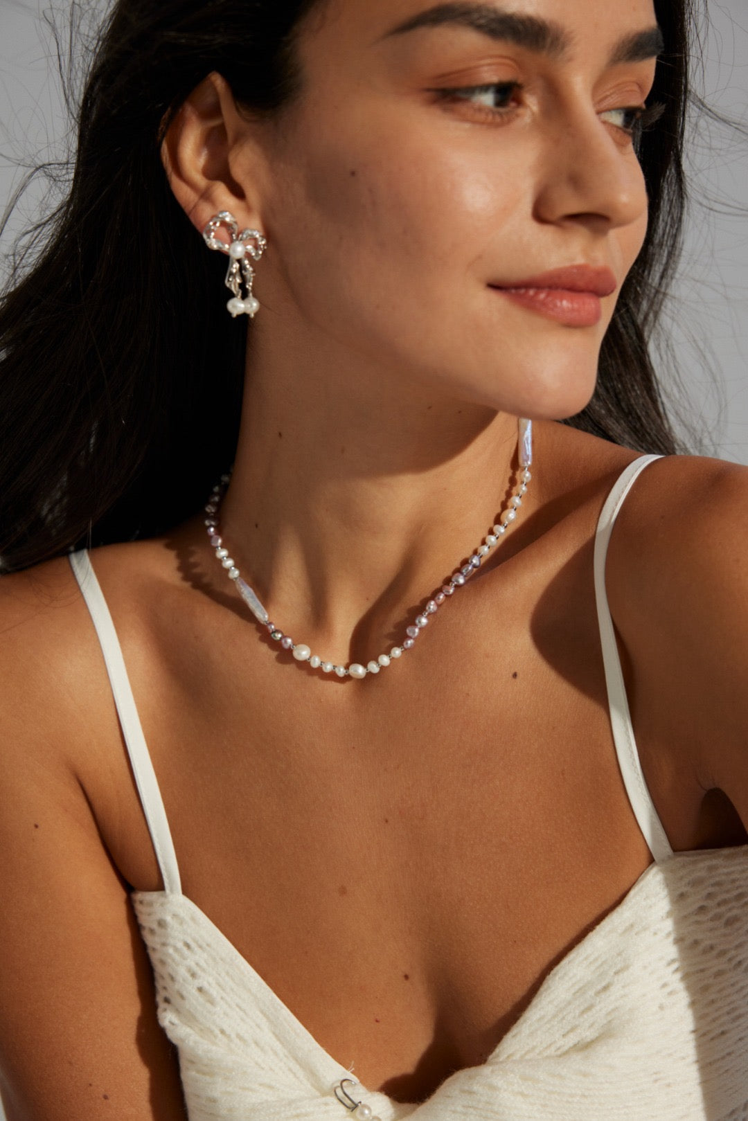 Syria Sweet little bow earrings