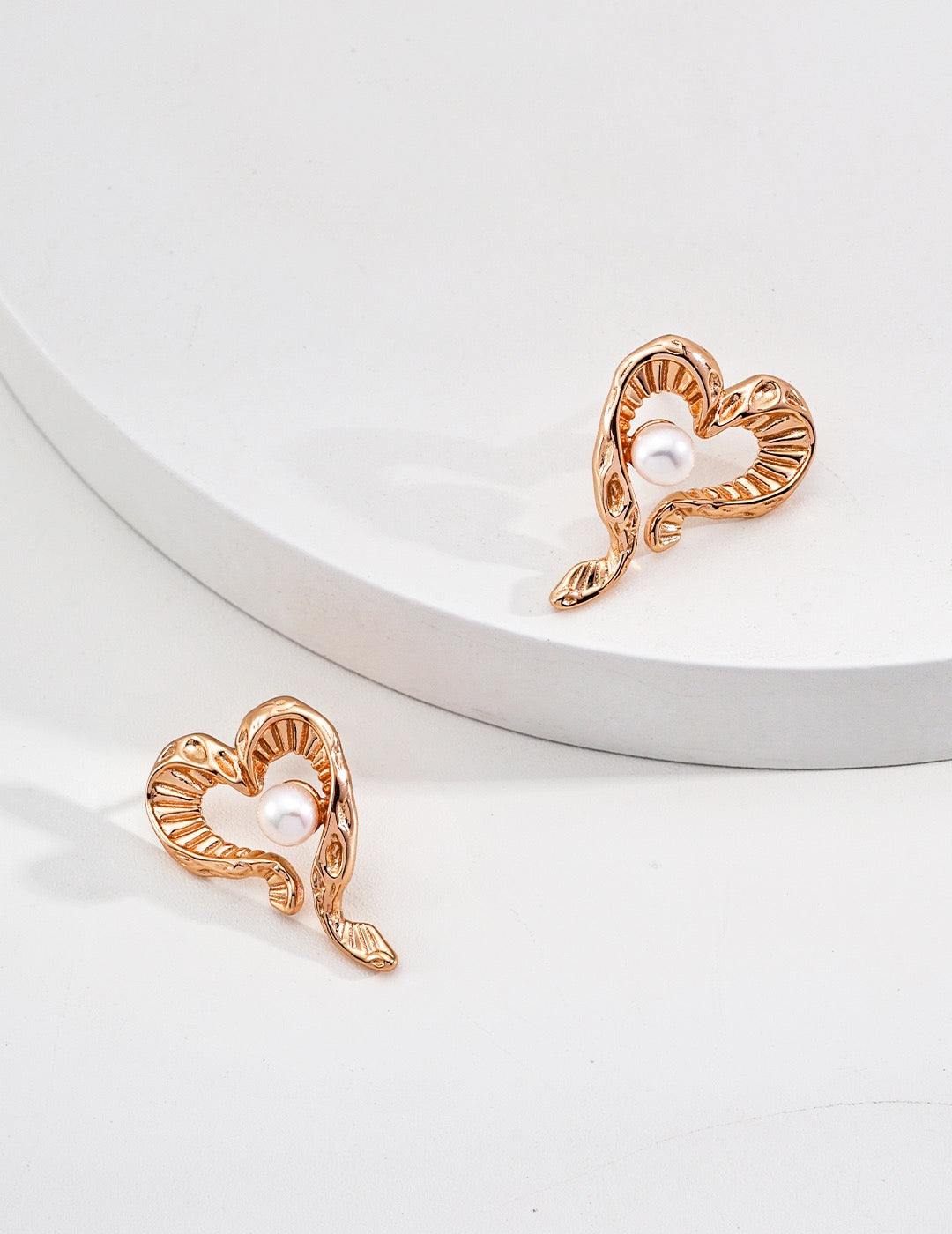 Fontana My heart pearl earrings