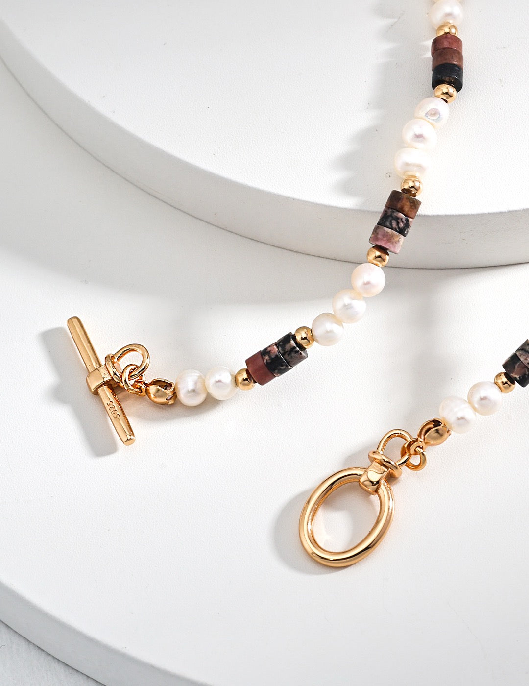 Kidman Tiger eye pearl necklace