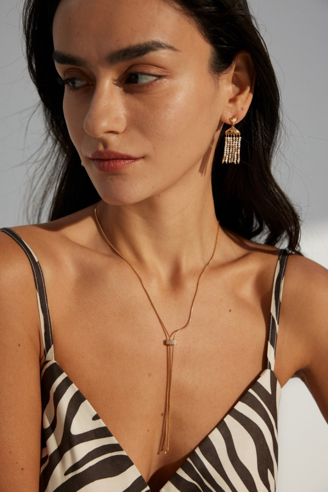 Rose bay Handmade shell earrings