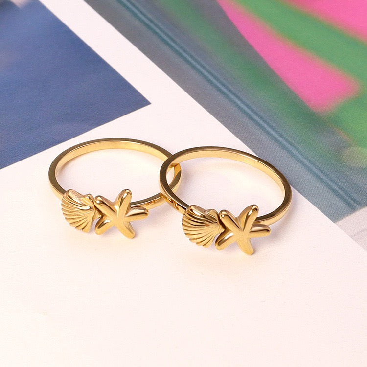 Favorite beach shell ring