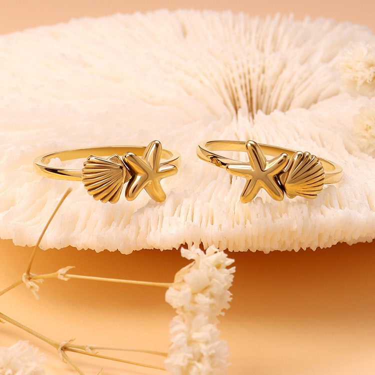 Favorite beach shell ring