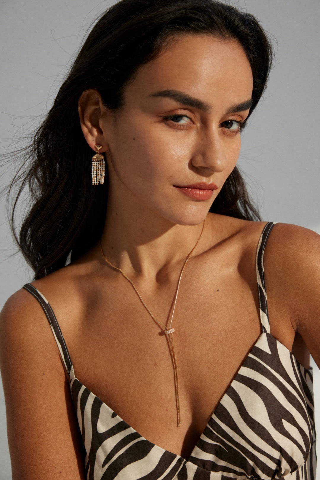 Rose bay Handmade shell earrings