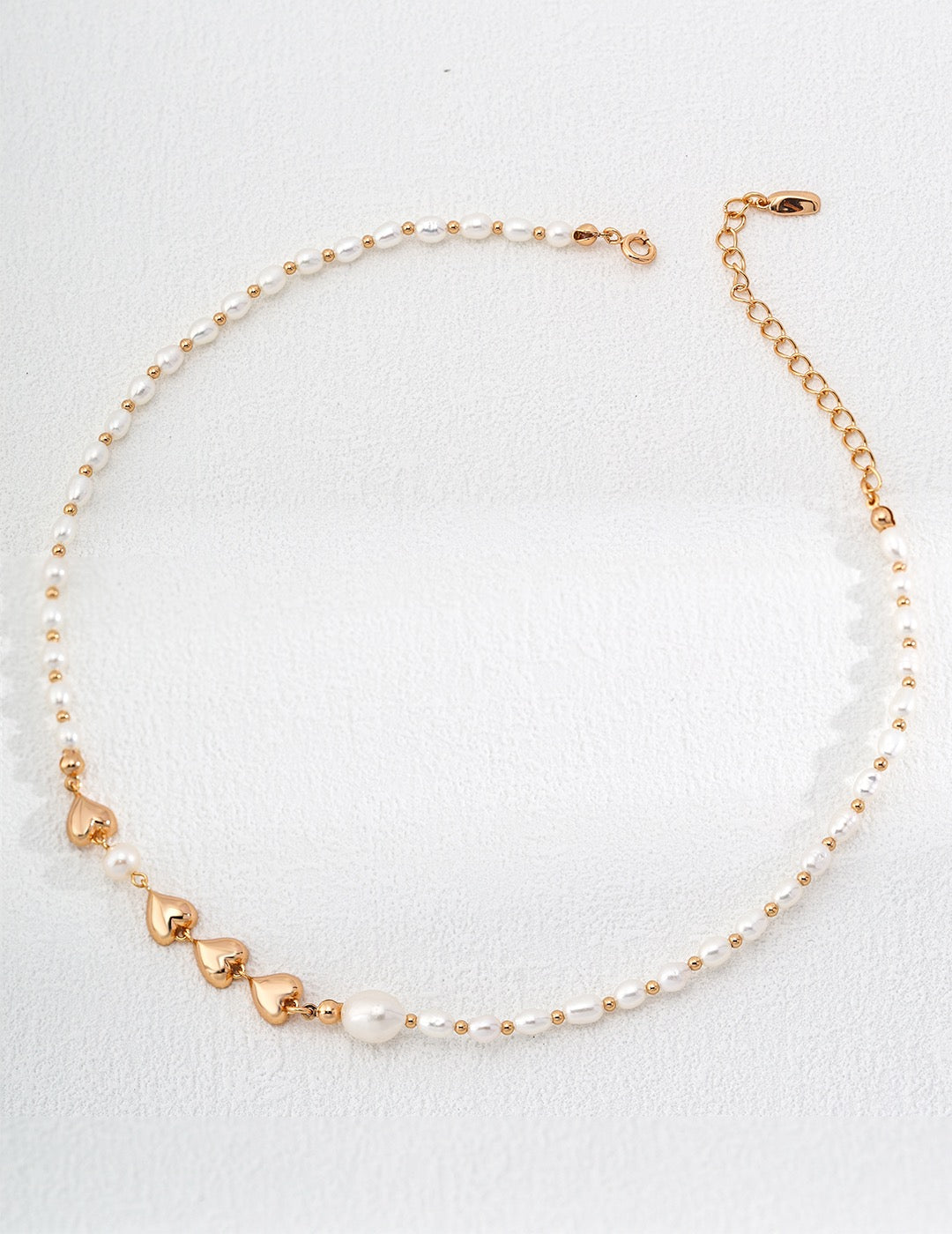 Hearty Pearl necklace