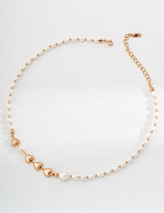Hearty Pearl necklace