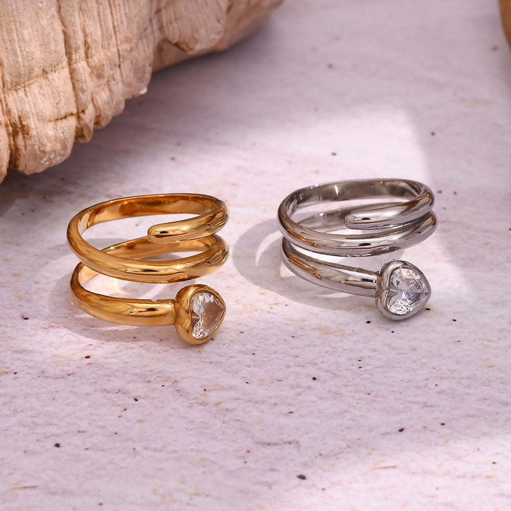 Bensville heart rings