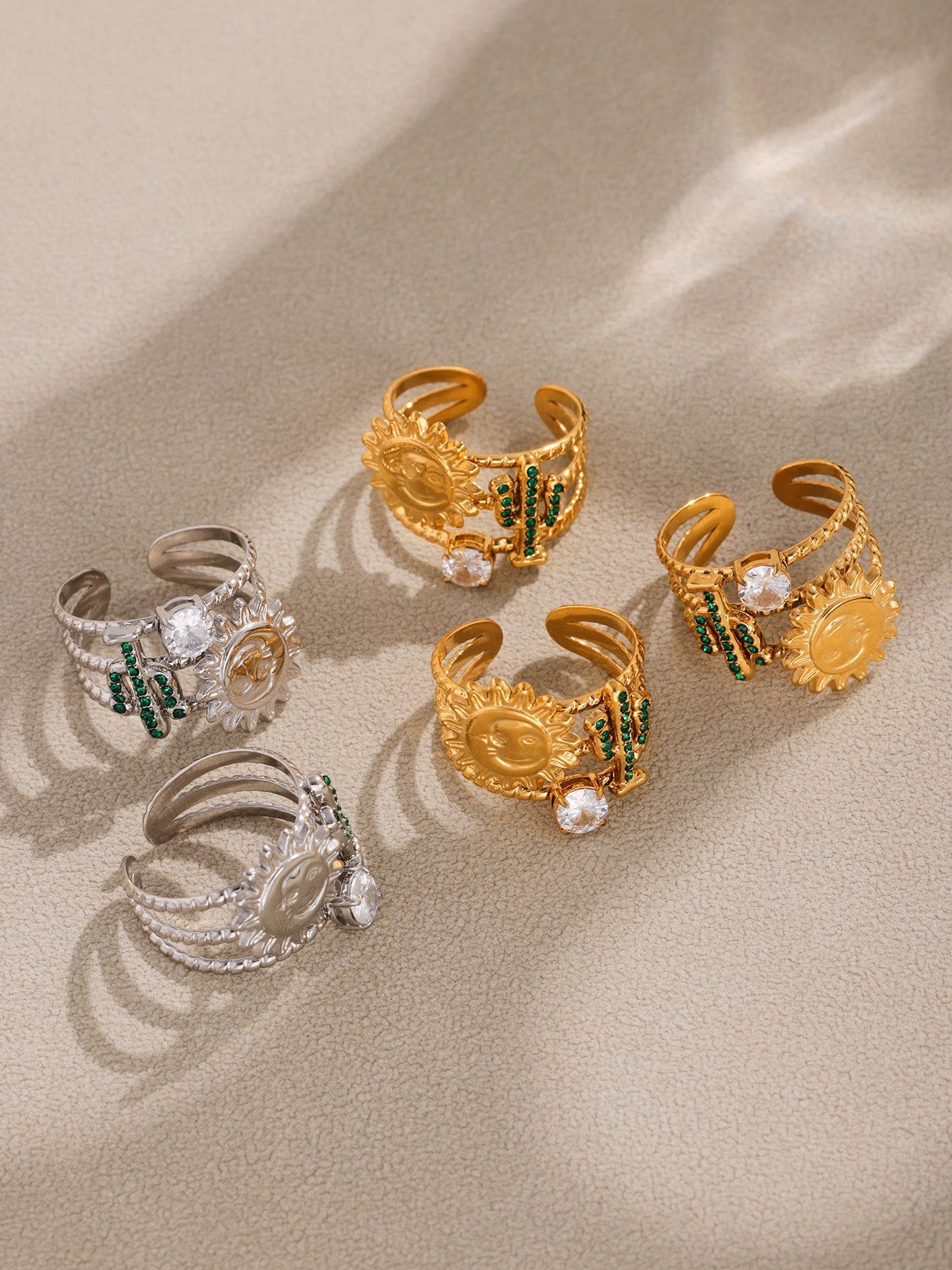 Cactus sun rings